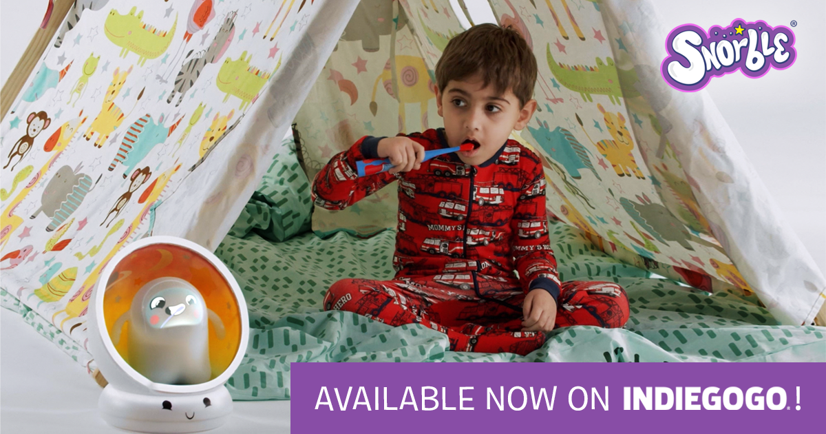 sound machine baby, Child brushing teeth with Snorble